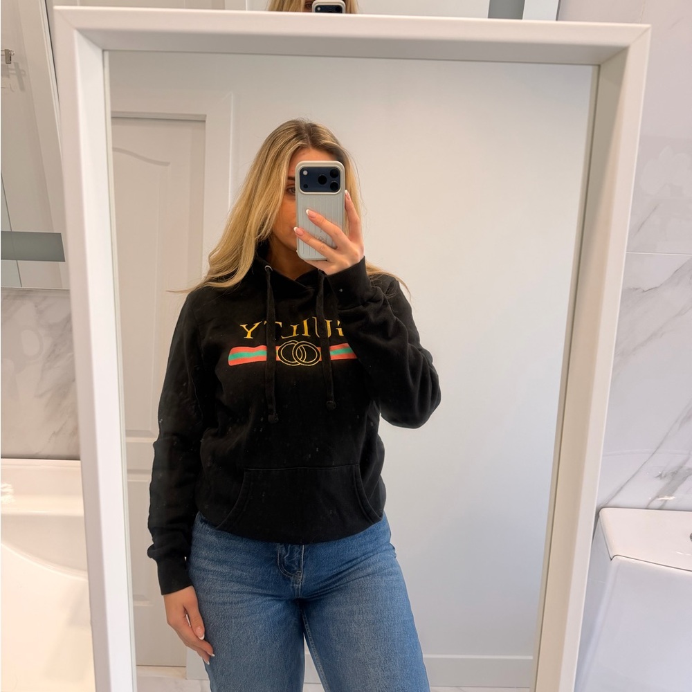 Elegant Black Hoodie “ Guilty “